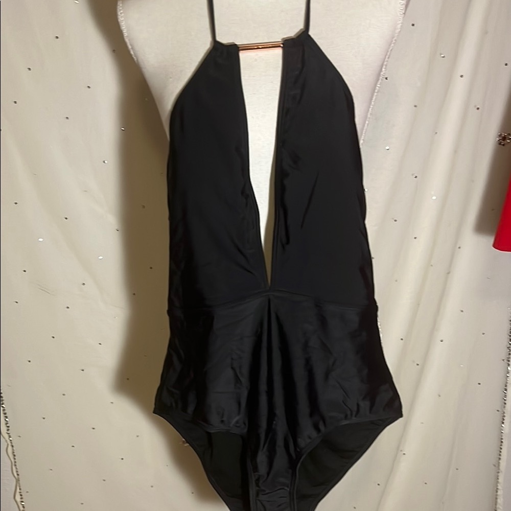 Ted Baker Black Swimsuit with Gold Accent